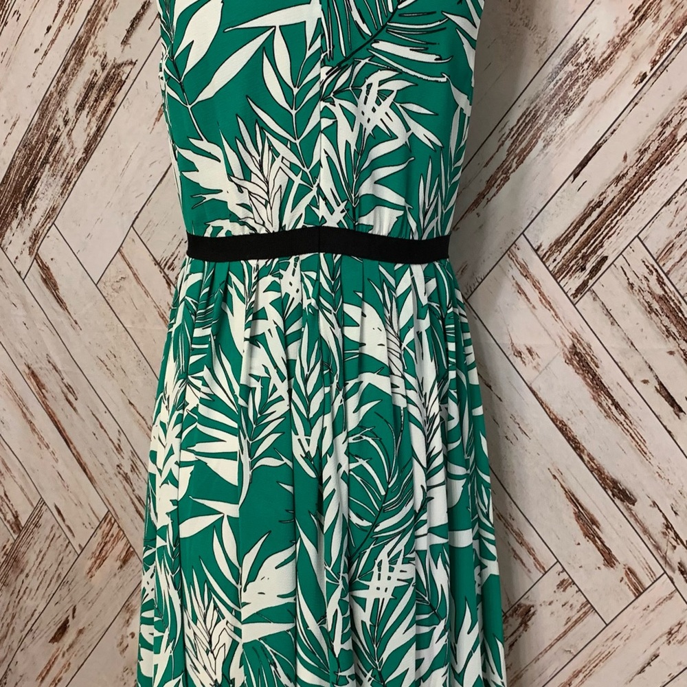 Talbots “ tropical print palms dress size 6P - Picture 7 of 10